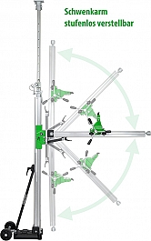 Поворотный кронштейн универсальных станин для алмазного бурения Eibenstock USD 182 Up-Side-Down Поворотный кронштейн универсальных станин для алмазного бурения Eibenstock USD 182 Up-Side-Down