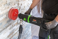 Применение дрелей для алмазного сверления Eibenstock ETN 162/3