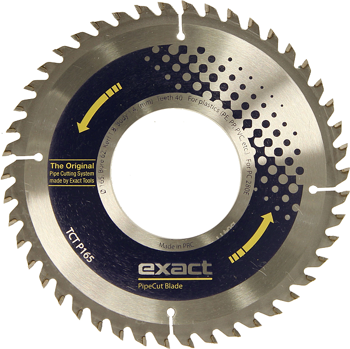 Диск пильный по пластику Exact TCT P165 Диск пильный по пластику Exact TCT P165