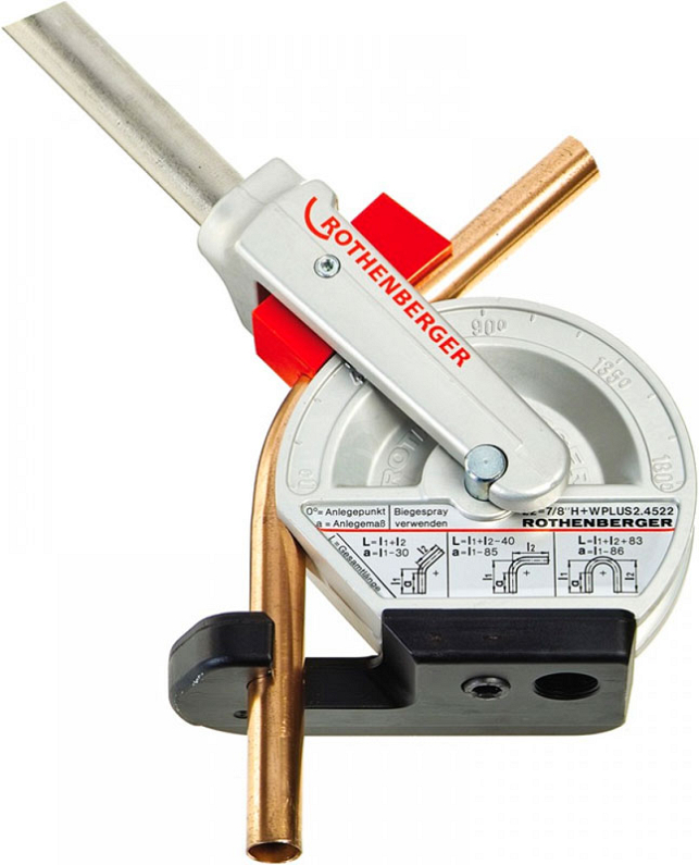 Применение ручного трубогиба Rothenberger Robend H+W Plus 1/2" Применение ручного трубогиба Rothenberger Robend H+W Plus 1/2"
